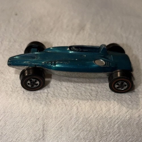 Hot Wheels Redlines Shelby Turbine Blue Diecast Car Redline Wheels 1:64