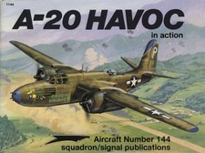 A-20 HAVOC IN ACTION - AIRCRAFT NO. 144 By Jim Mesko & Joe Sewell Mint Condition