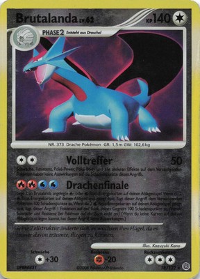 Brutalanda Reverse Holo Arceus 8 Good Pokemon TCG