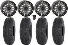 System 3 SB-6 15" Wheels Gm (6+1) 33" Chicane LT Tires Ranger XP 9/1K