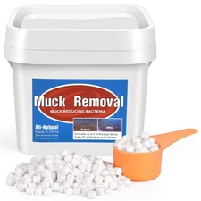 Muck Removal-4.1LB Natural Pond Clear Water Treatment, Muck and Sludge Remove...