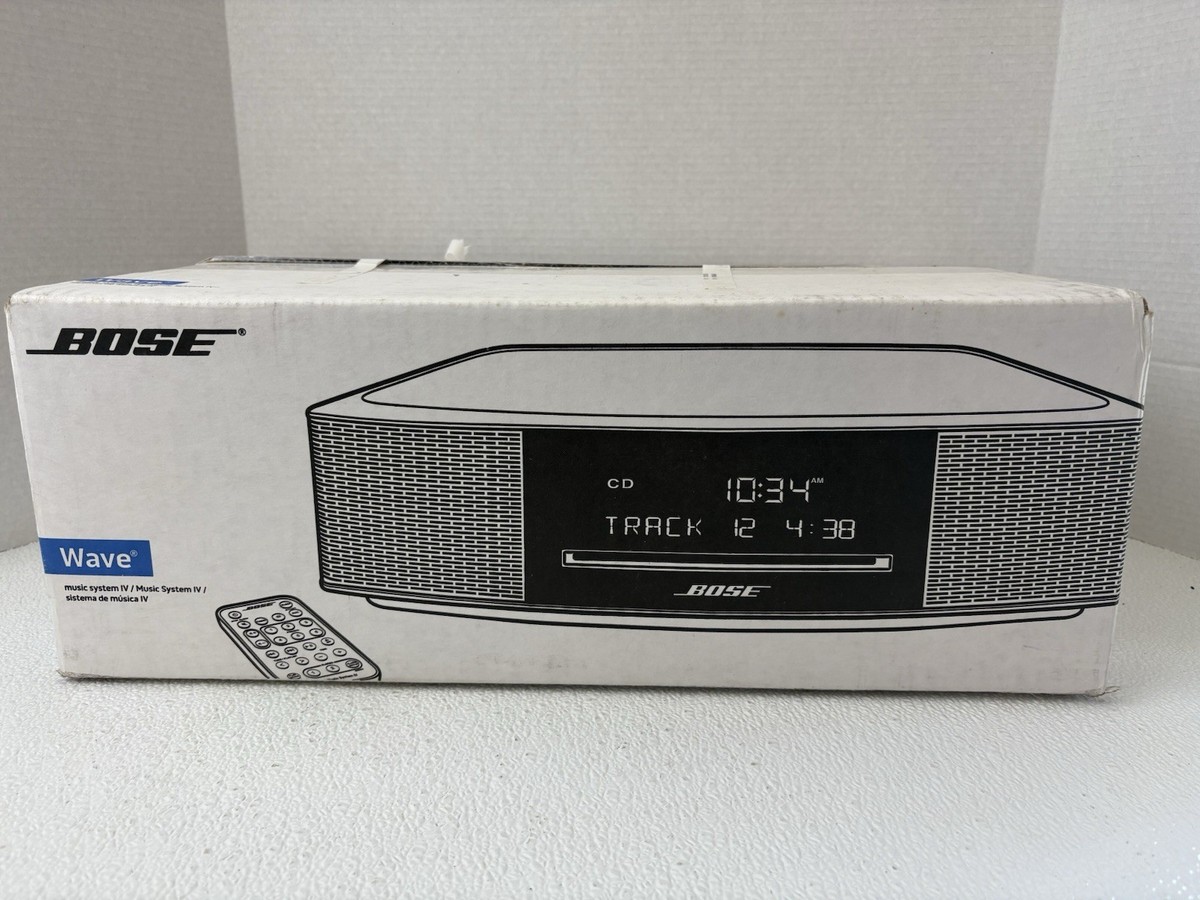 BOSE Wave Music System IV Platinum Silver New In Sealed Box