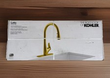 KOHLER Leto R31548-2MB Moderne Brass Pull Down Kitchen Faucet with Sprayer - NEW