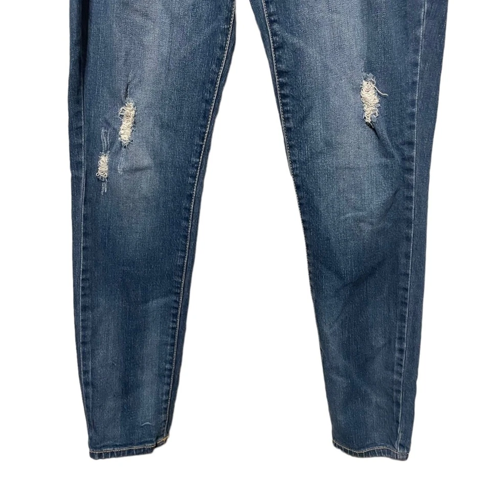 Juniors Jolt Distressed Medium Wash Skinny Jeans - Изображение 4 из 4