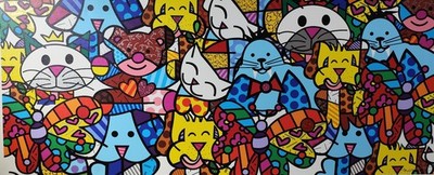 Romero Britto - True Best Friends - Sonderedition: AP 1/30