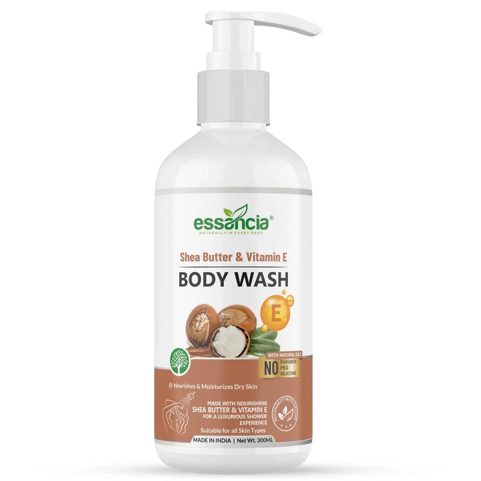 Essencia Körper Duschgel Mit Sheabutter Und Vitamin E 300 ml - Bild 1 von 4