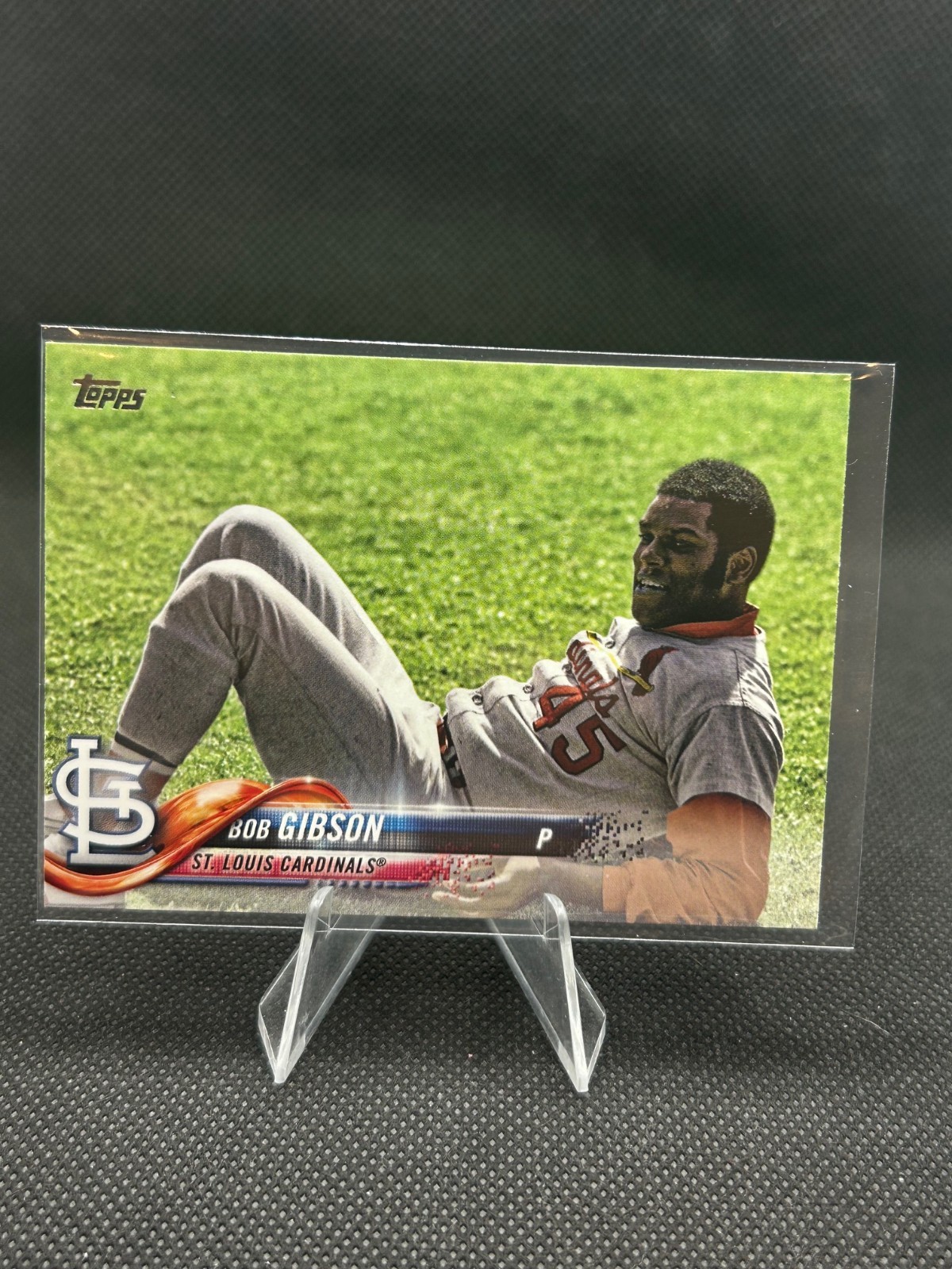 2018 Topps Update Series BOB GIBSON #US111 SP Legend Variation (Code 030)