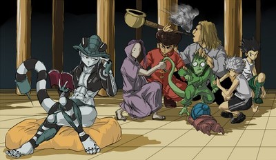 Hunter Chimera Ants Gon Freecss Ikalgo Knuckle Stitched Anime Playmat Desk Mat
