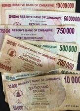 Zimbabwe Banknotes - Circulated - From only 99p - PICK YOUR COLLECTION