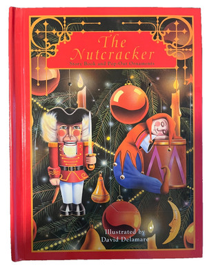 NEW The Nutcracker Story Book and Pop-Out Ornaments Hardcover 1991