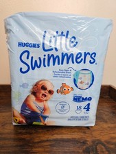Huggies Little Swimmers Size 4 Disposable Swim Pants Finding Nemo 18 Ct