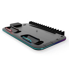 RGB Cooling Stand for PS5 Slim Digital Disc Dual Controller Charger Holder