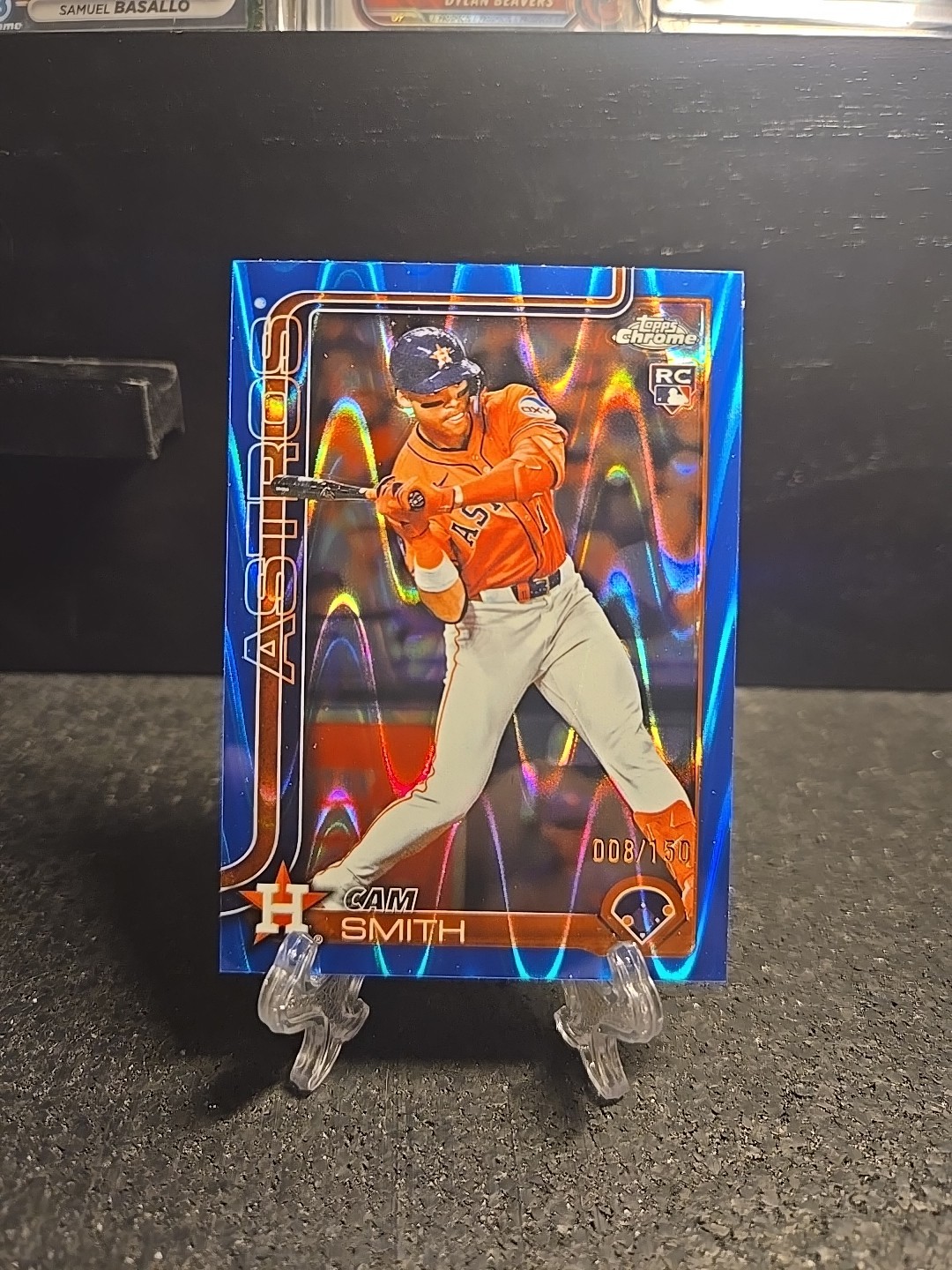 ⚾️2025 Topps Chrome Update Cam Smith Blue RayWave Refractor SP #USC145 RC /150🔥