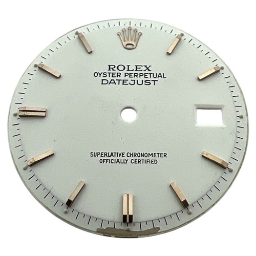 Genuine Rolex Oyster Datejust 36mm Vintage Dial White & Steel 1601 1603 - Picture 1 of 4