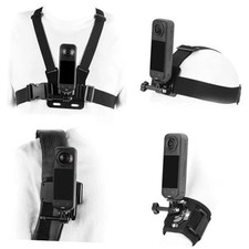 Accessories Kit for Insta 360 X5 X4, Chest Mount Head Strap Harness Backpack