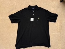 Brooks Brothers 346 Men  s 100 Cotton Performance Polo Original Fit L Black EUC