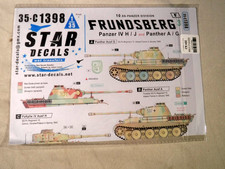 135 Star Decals German Wwii Frundsberg Panzer Iv Panther France 45 35c1398 135 Star Decals German Wwii Frundsberg Panzer Iv Panther France 45 35c1398