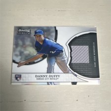 Topps 2011 Bowman Sterling Danny Duffy RC Refractor Relic #RRR-DD Royals