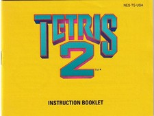 Nintendo NES Instruction Manual Tetris 2