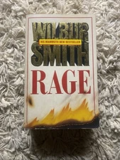 1988 Rage by Wilbur Smith Small Paperback Post War South Africa Fiction Book