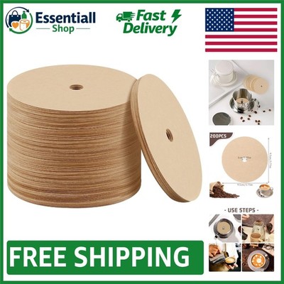 3.75 Inch Disposable Percolator Coffee Filters - 200 Count for Easy Brewing