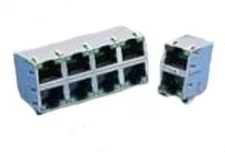 2Pcs RJSAE-5085-02 Modular Connectors / Ethernet Connectors STACKED MOD JACKS
