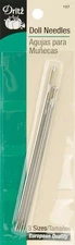 Doll Needles 5/Pkg Size 2.5" To 3.75"