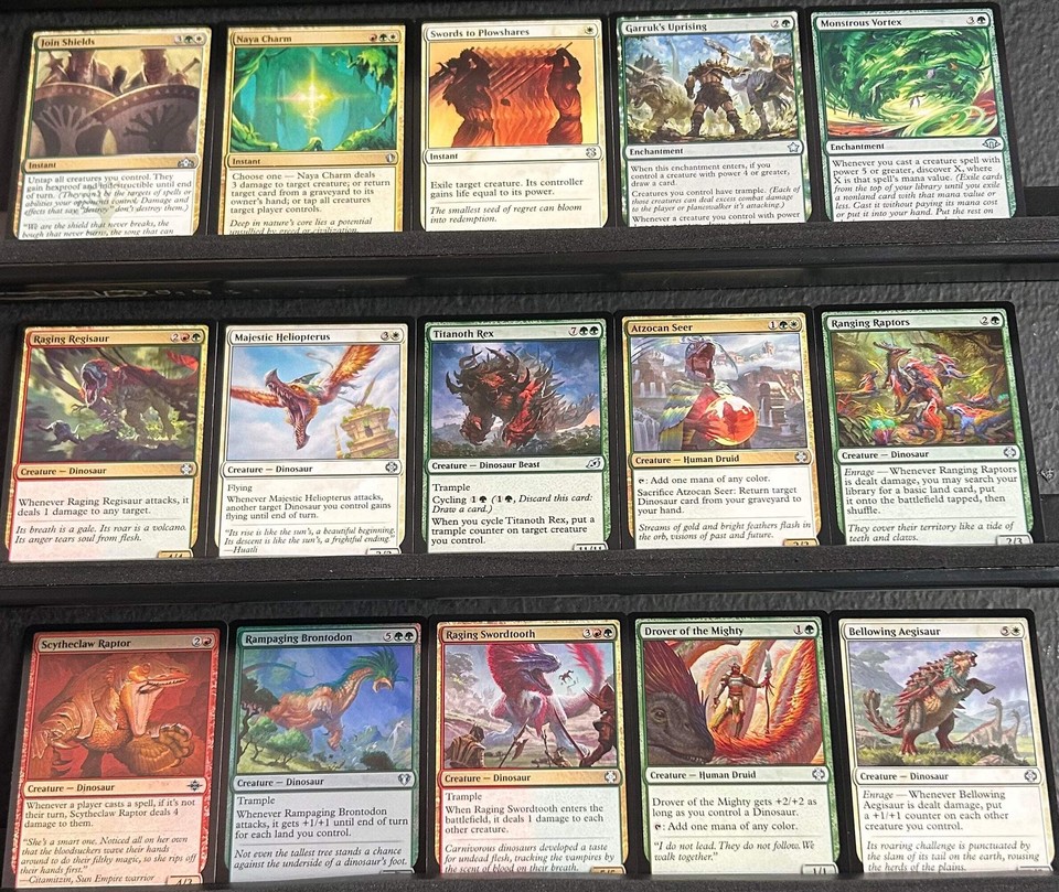 Sun Raptor Commander Mtg ***Custom Commander Deck*** Pantlaza, Sun-Favored - Dinosaur Discovery ...