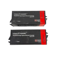 VIGITRON Vi2301A Single Port MaxiiCopper Ethernet Extender over UTP - Lot of 2