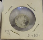 1892 S US Barber Silver Dime 10c AG (Cleaned)