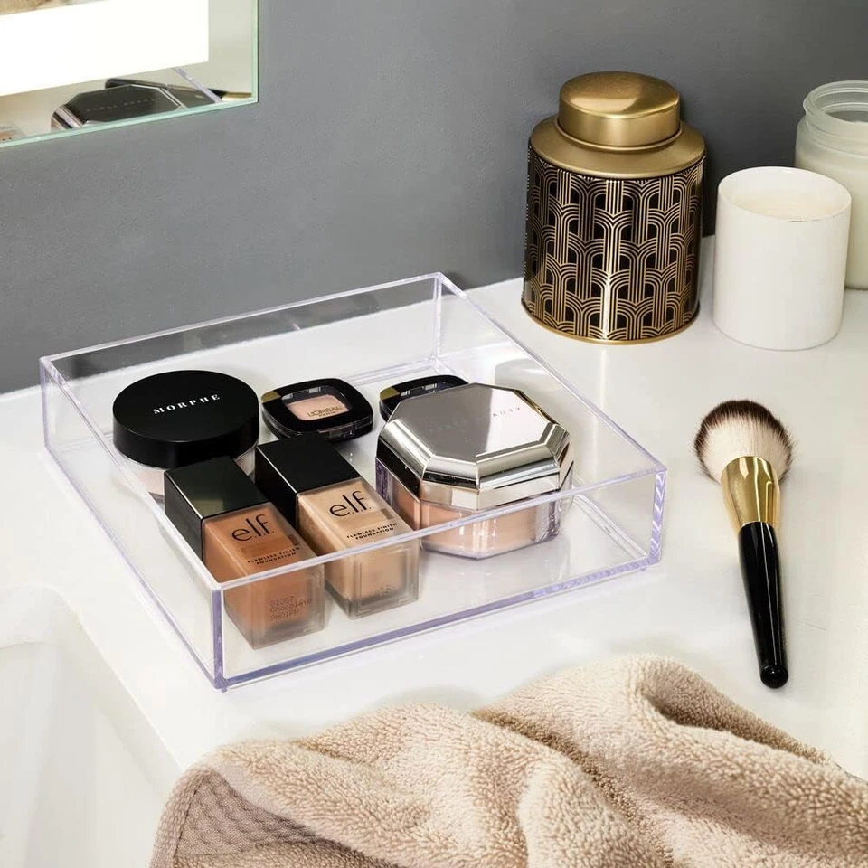 iDesign Decorative Countertop Vanity Tray Organizer for Large, Large - Image 4 of 4