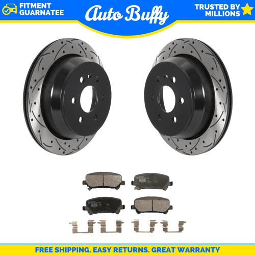 Complete Brake Kit For 2009-2012 Chevy Colorado/GMC Canyon - Front Rotors & Pads + Rear Drums & Shoes