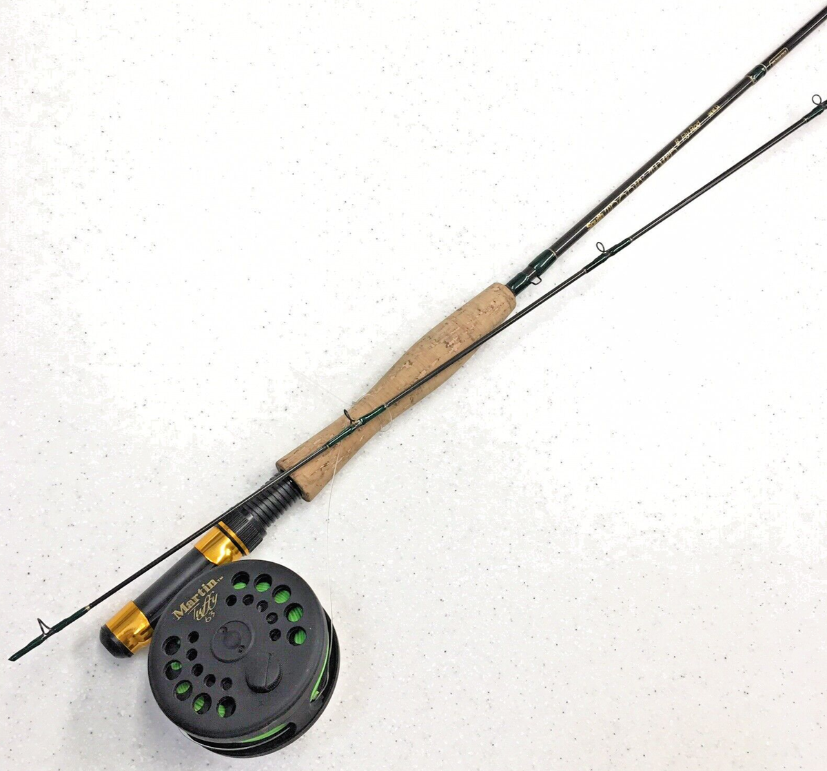SOUTH BEND5.2ft ルアーロッド （グラス） South Bend Trophy Tamer 8' Graphite Fly Fishing Rod T 675 Martin