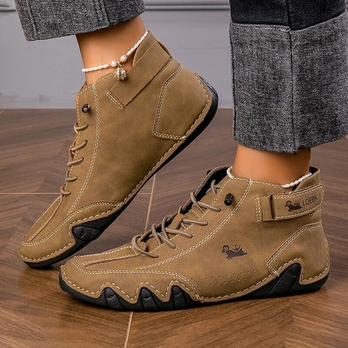 Mode Herren Arbeitsstiefel Niedrig Schnitt Leger Fahren Stiefel Turnschuhe Wandern Turnschuhe - Bild 7 von 29