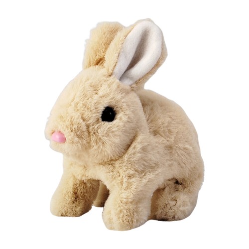 Easter Realistic Bunny Electric Plush Bunny Gift for Toddlers Birthday - Photo 8/20