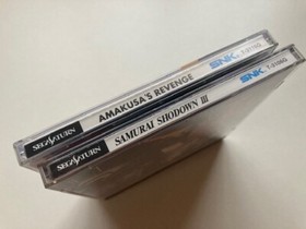 lot Sega Saturn Samurai Spirits 4 Amakusa's Revenge Samurai Shodown III JP U196 