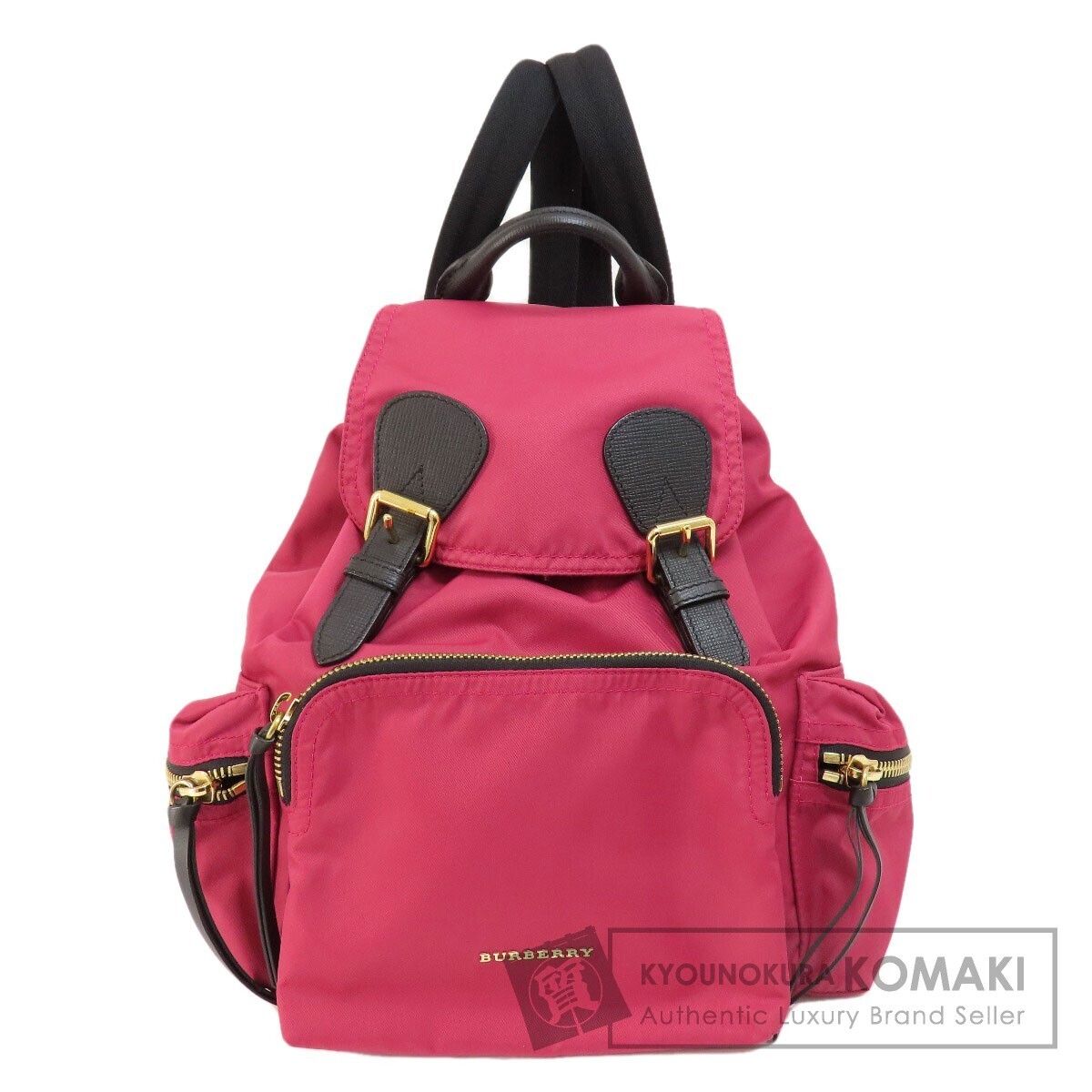 BURBERRY Logo Rucksack Daypack Nylon Material Women s Used