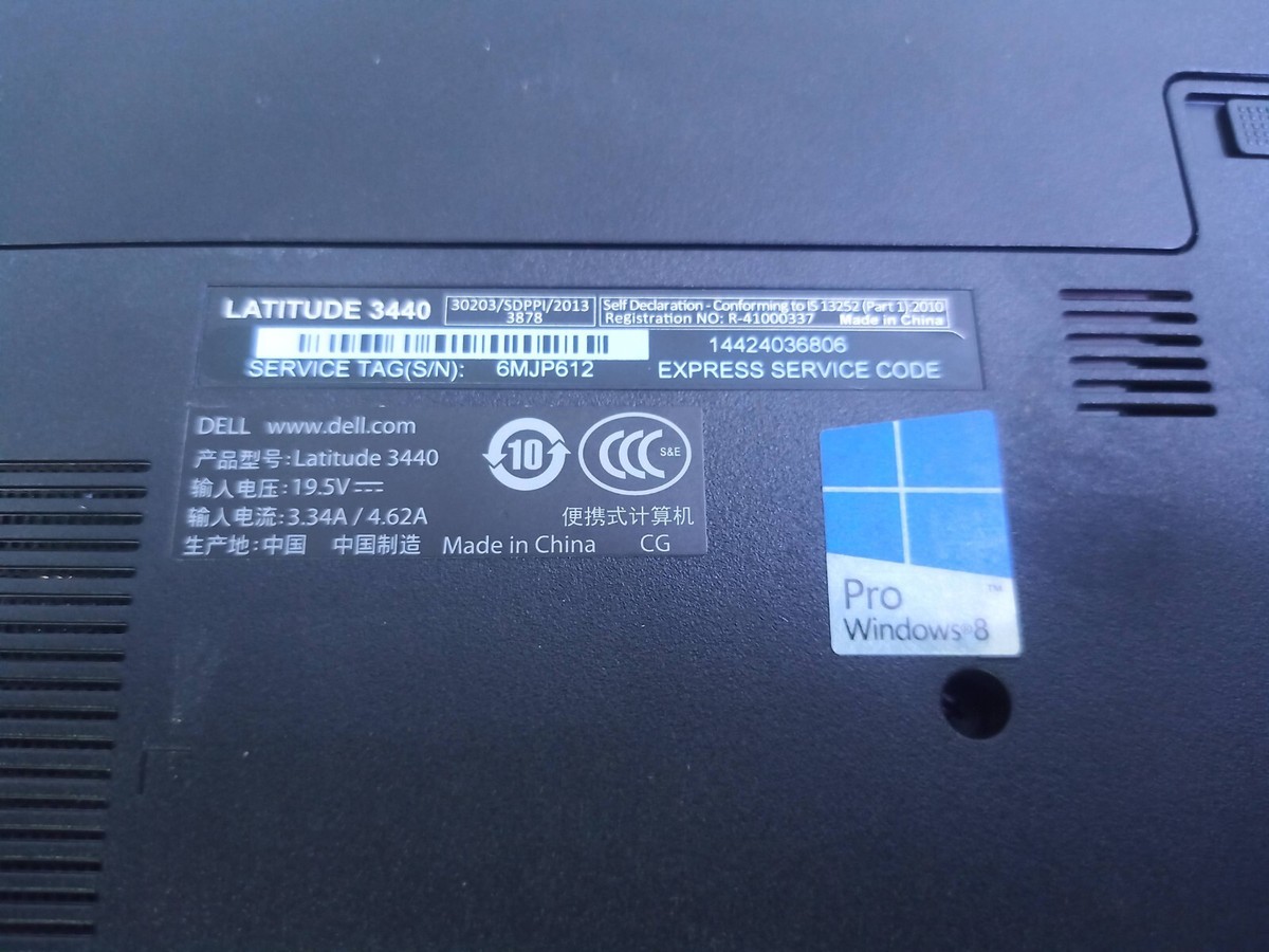 Dell Latitude 3440 Intel Core i5-4210U 1.70GHz 8GB RAM