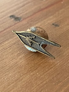 [V1] General Dynamics MISSILE JET PLANE Vtg Tie / Pin MILITARY DEFENSE space