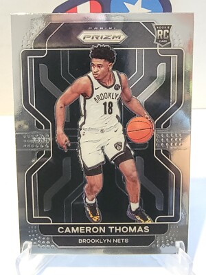 2021-22 Panini Prizm Cameron Thomas RC #297 Rookie Brooklyn Nets