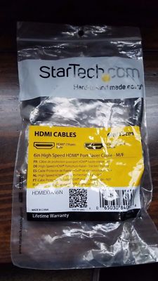 StarTech 6in High Speed HDMI Port Saver Cable M/F Ultra HD 4k x 2k HDMI QTY 3pcs