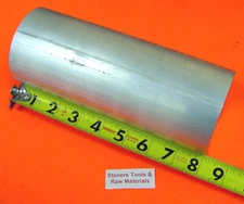 4" ALUMINUM ROUND 6061 ROD 8" LONG T6511 Solid Extruded Lathe Bar Stock New