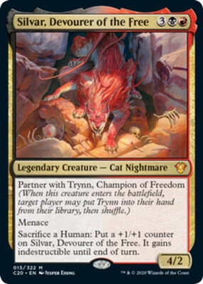 x1 Silvar, Devourer of the Free - Foil M MTG Commander 2020 M/NM, English