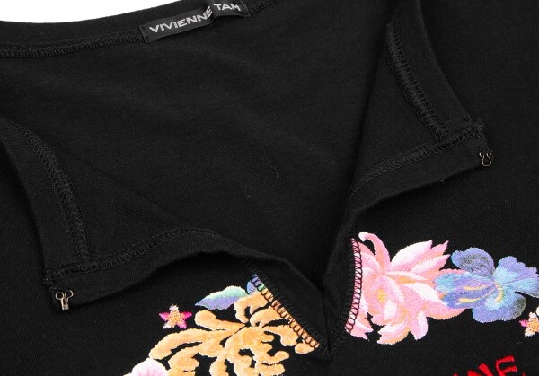 VIVIENNE TAM Floral Printed Embroidery Tank Top Size 0(K