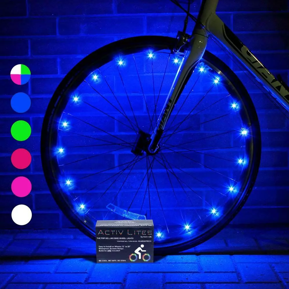 Activ Life LED Bike Wheel Lights with Batteries Included Get 1