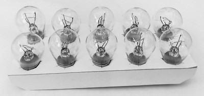 10x Glühlampe Glühbirne Kugellampe 12V 21/4W BAZ15d P21/4W  M37