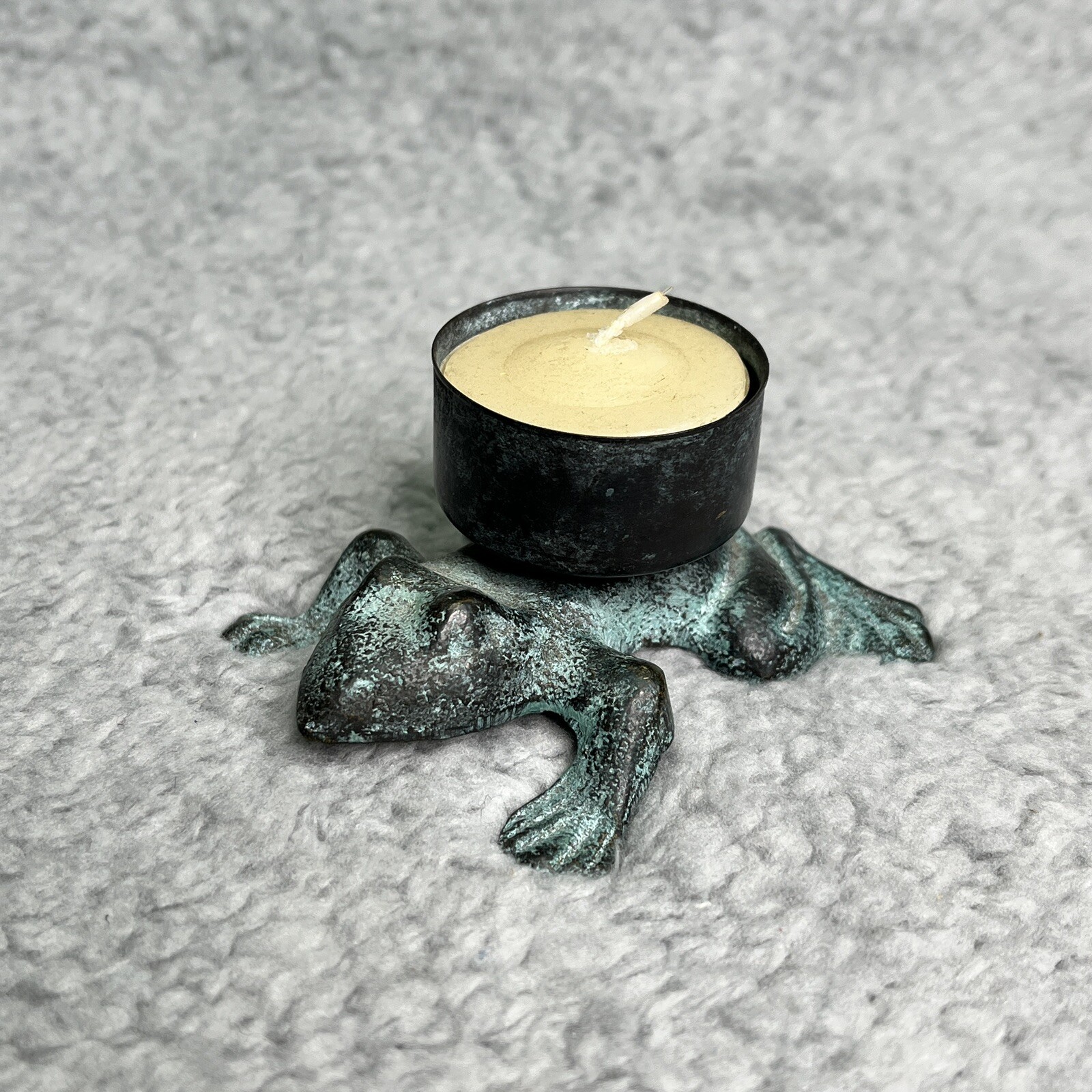 Solid Metal Brass Patina 3x3