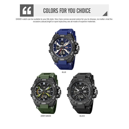 SKMEI Herren Sportuhren Jungen Digital Armbanduhr Countdown Alarm Jungen Stoppuhr - Bild 15 von 23