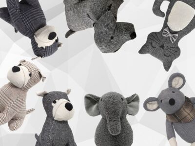 Decorative Animal Door Stop - 2.3 lb. Weighted Door Stopper for Home