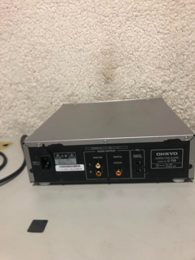 Onkyo Intec C-755 CD player Tested | eBay Onkyo Intec C-755 CD player Tested | eBay